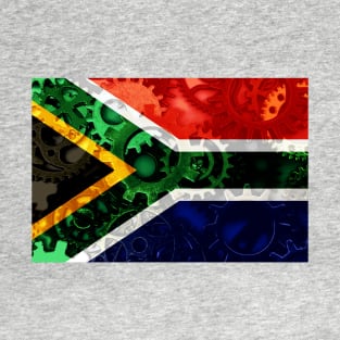 Flag of South Africa - Gears T-Shirt